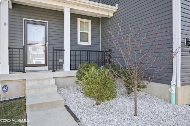 1980 Breakers Dr, Barnegat, NJ 08005 - property entrance with a porch