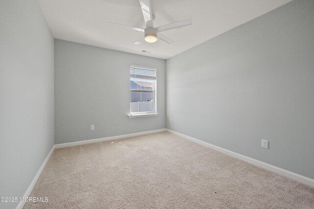 1980 Breakers Dr, Barnegat, NJ 08005 - unfurnished room with carpet, a ceiling fan, and baseboards