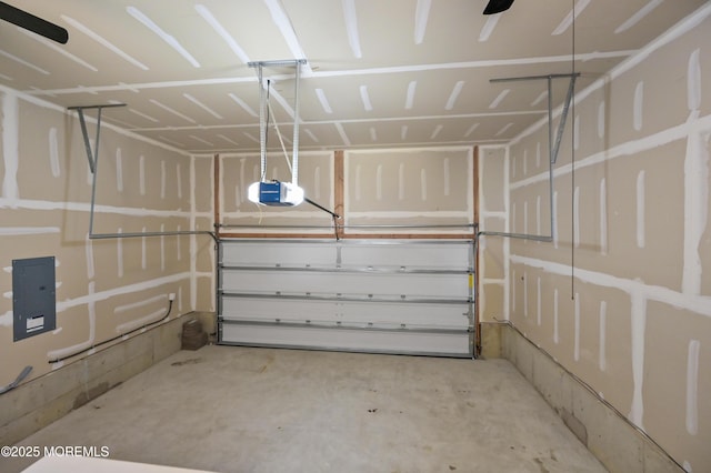 1980 Breakers Dr, Barnegat, NJ 08005 - garage featuring electric panel and a garage door opener