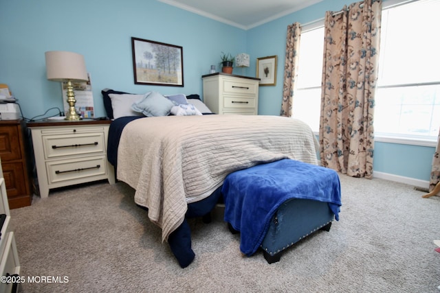 610 Jerome Pl, Freehold, NJ 07728 - bedroom with carpet and crown molding