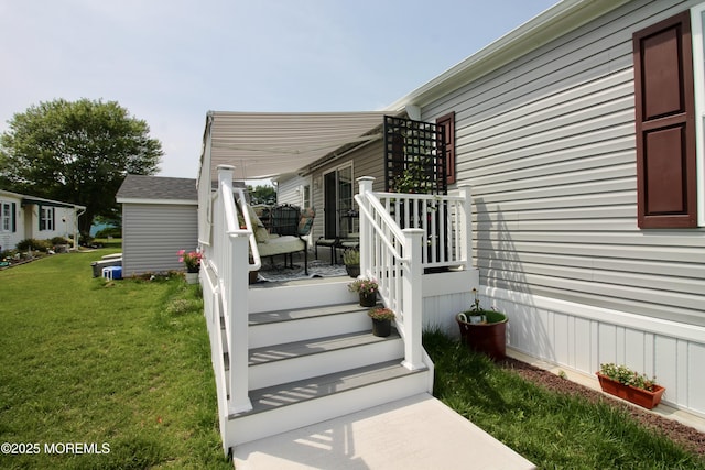 610 Jerome Pl, Freehold, NJ 07728 - property entrance featuring a yard