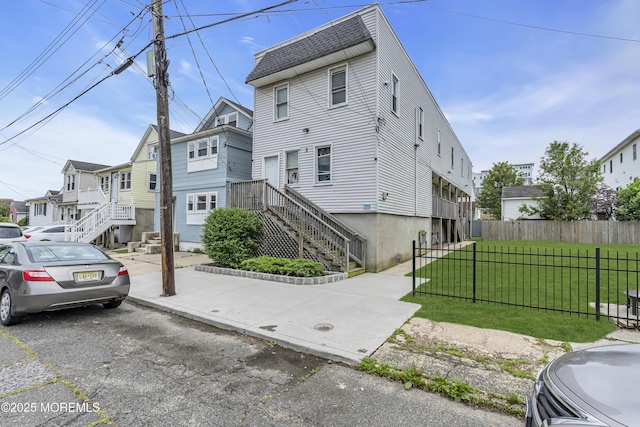 3 Oceanview Ave, Keansburg, NJ 07734 - view of front of house featuring a residential view and stairs