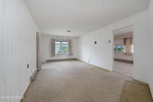 19 Clay Cir, Brick, NJ 08724 - carpeted empty room featuring a baseboard heating unit and a baseboard radiator