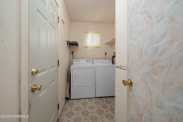 19 Clay Cir, Brick, NJ 08724 - laundry area with washing machine and clothes dryer and light flooring