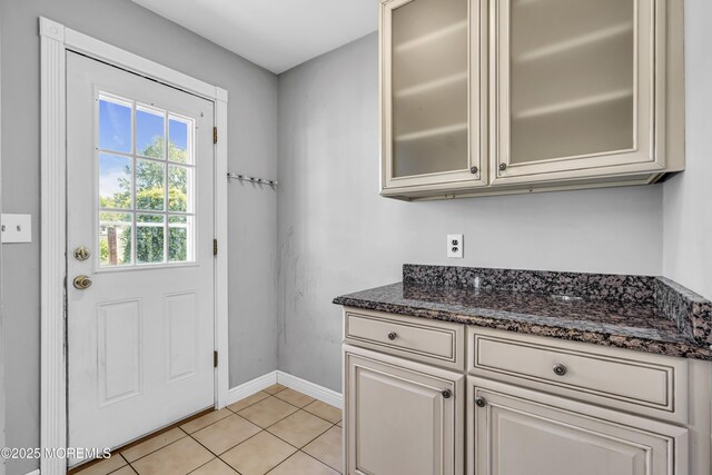 55 S Ave, Bayville, NJ 08721 - doorway featuring light tile patterned floors and baseboards