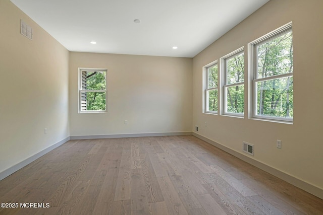 830 Hulses Corner Rd, Howell, NJ 07731 - unfurnished room featuring plenty of natural light, light wood-type flooring, and recessed lighting