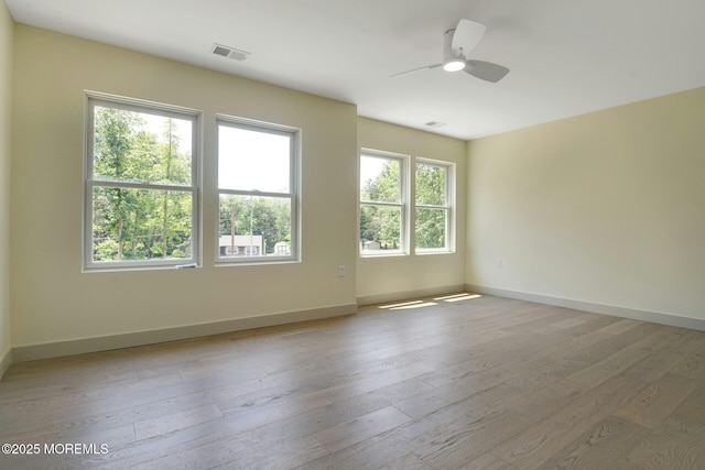 830 Hulses Corner Rd, Howell, NJ 07731 - unfurnished room with a ceiling fan and light wood-style floors
