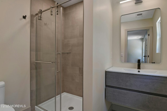 830 Hulses Corner Rd, Howell, NJ 07731 - full bathroom featuring a stall shower and vanity