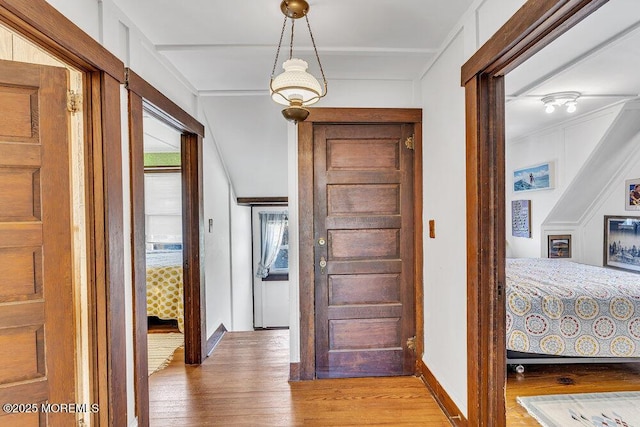 129 Bridge Ave, Bay Head, NJ 08742 - foyer with light wood-type flooring and baseboards