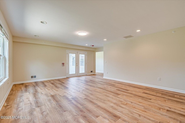 44 Oak Ter, Howell, NJ 07731 - unfurnished room with light wood-style flooring, baseboards, and recessed lighting