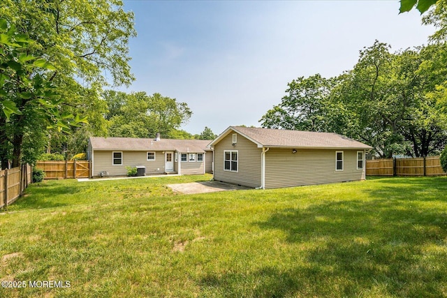 44 Oak Ter, Howell, NJ 07731 - back of property featuring a patio and central AC