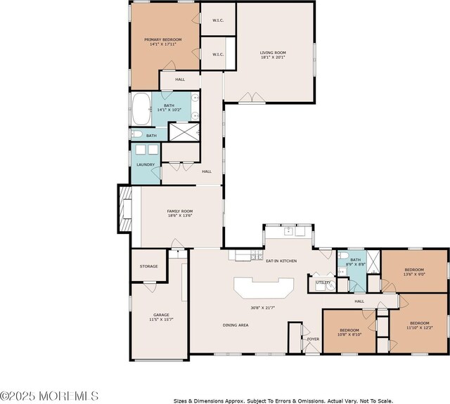 44 Oak Ter, Howell, NJ 07731 - floor plan / room layout