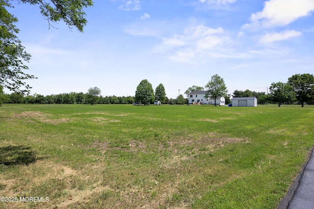 69 Eayrestown Rd, Medford, NJ 08055 - view of grassy yard featuring a view of rural / pastoral area and an outbuilding