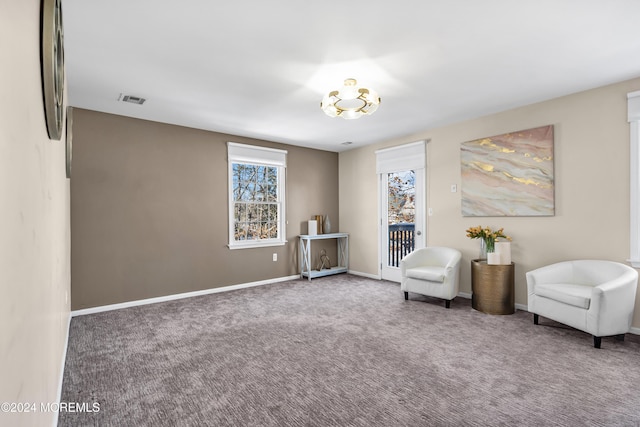 1501 Pine Park Ave, Lakewood, NJ 08701 - sitting room featuring carpet floors and baseboards