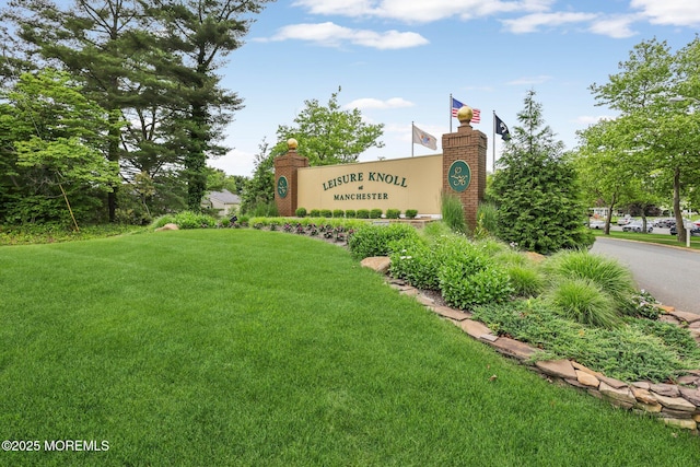 10 Weybridge Pl, Manchester, NJ 08759 - community / neighborhood sign featuring a yard