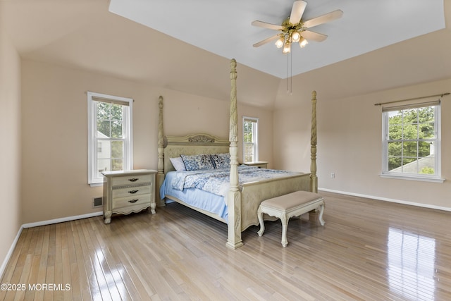 22 Enclosure Dr, Morganville, NJ 07751 - bedroom with hardwood / wood-style flooring and ceiling fan