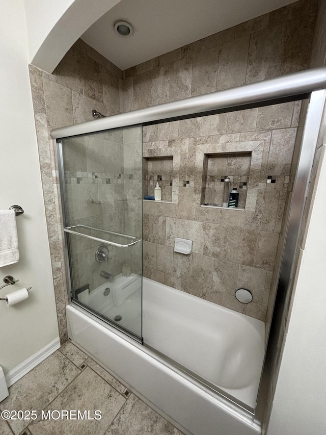 2 Corinth Pl, Toms River, NJ 08757 - bathroom featuring shower / bath combination with glass door and baseboards