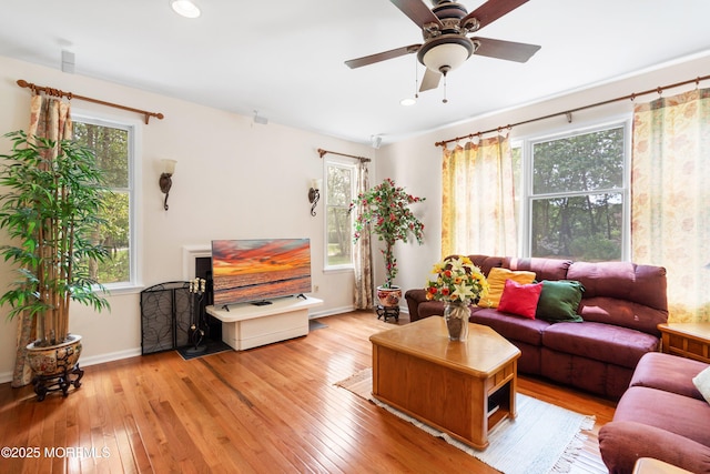 2 Kyle Ct, Jackson, NJ 08527 - living area with healthy amount of natural light, light wood finished floors, and recessed lighting