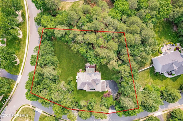 2 Kyle Ct, Jackson, NJ 08527 - aerial view of property's location with property parcel outlined