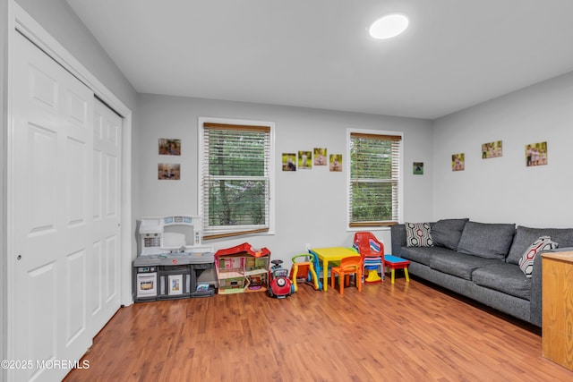 137 Willow Dr, Jackson, NJ 08527 - rec room with wood finished floors
