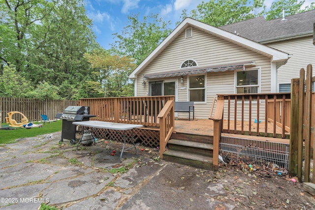 137 Willow Dr, Jackson, NJ 08527 - rear view of property with a deck