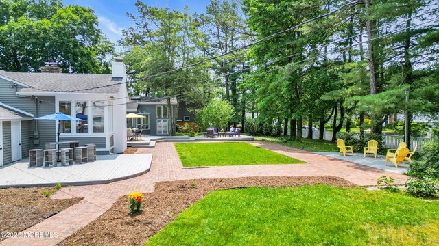2627 Ramshorn Dr, Manasquan, NJ 08736 - view of yard featuring a patio