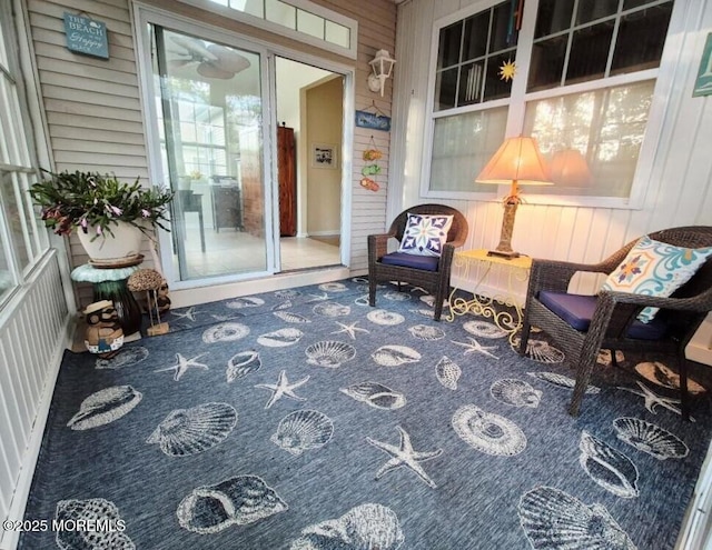 63 Briarwood Dr, Little Egg Harbor, NJ 08087 - sunroom / solarium featuring wooden walls