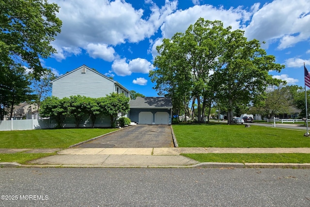 1 Lafayette Ct, Barnegat, NJ 08005 - view of property hidden behind natural elements featuring an attached garage and asphalt driveway