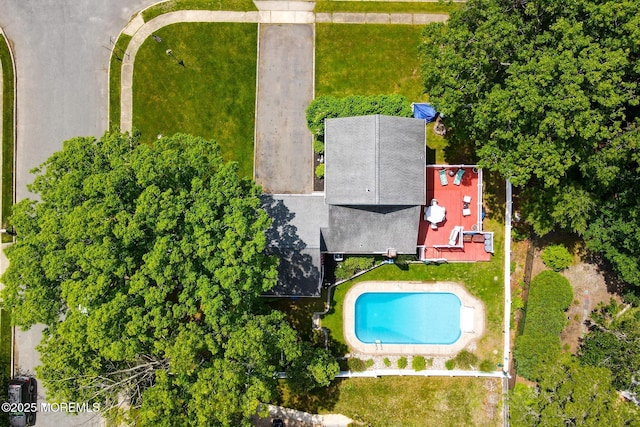 1 Lafayette Ct, Barnegat, NJ 08005 - bird's eye view of a pool area