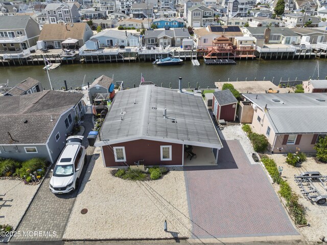 68 Gregg Dr, Beach Haven West, NJ 08050 - aerial view of residential area with a nearby body of water