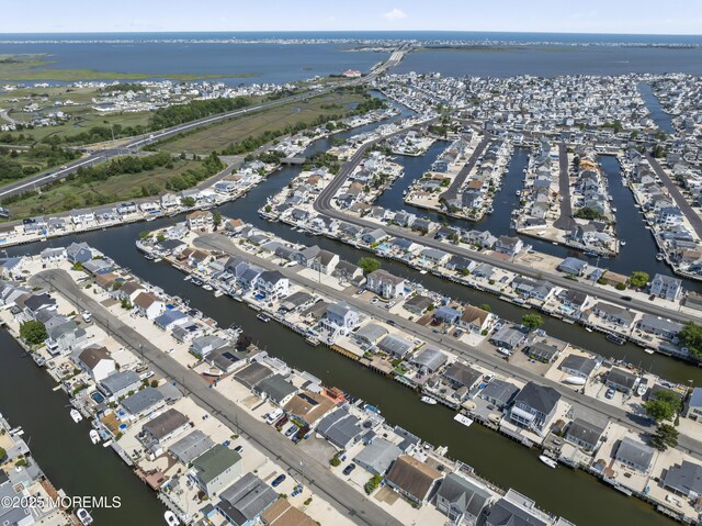68 Gregg Dr, Beach Haven West, NJ 08050 - aerial view of property's location with a large body of water