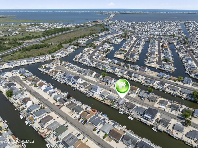 68 Gregg Dr, Beach Haven West, NJ 08050 - aerial overview of property's location with a nearby body of water
