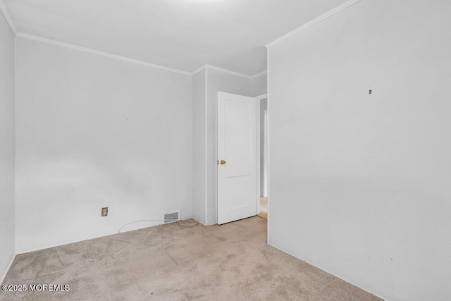 361 Meadowbrook Ave, Eatontown, NJ 07724 - carpeted empty room with crown molding