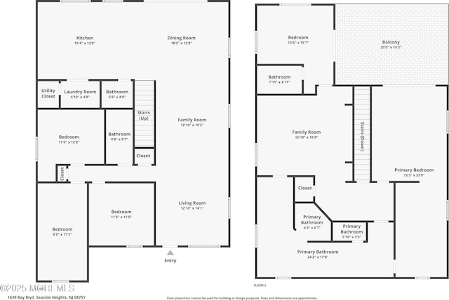 1639 Bay Blvd, Ortley Beach, NJ 08751 - view of property floor plan