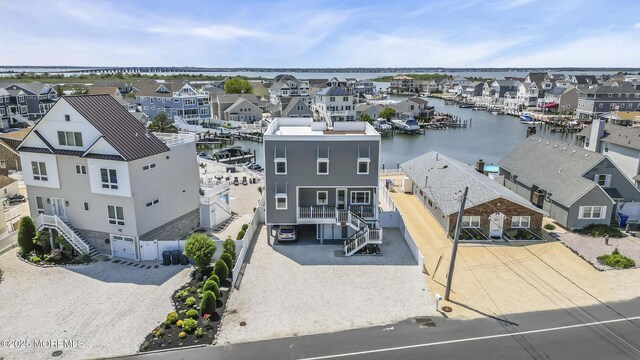 1639 Bay Blvd, Ortley Beach, NJ 08751 - aerial perspective of suburban area with a large body of water