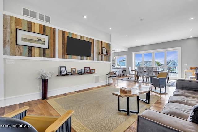 1639 Bay Blvd, Ortley Beach, NJ 08751 - living room with recessed lighting and wood finished floors