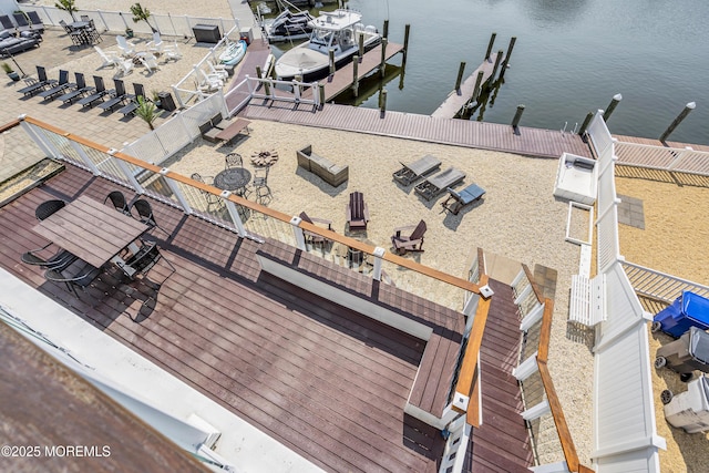 1639 Bay Blvd, Ortley Beach, NJ 08751 - dock area with a water view
