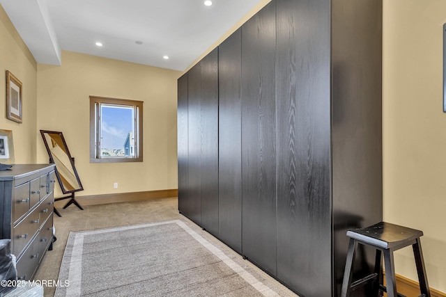 1639 Bay Blvd, Ortley Beach, NJ 08751 - hallway with recessed lighting and light colored carpet