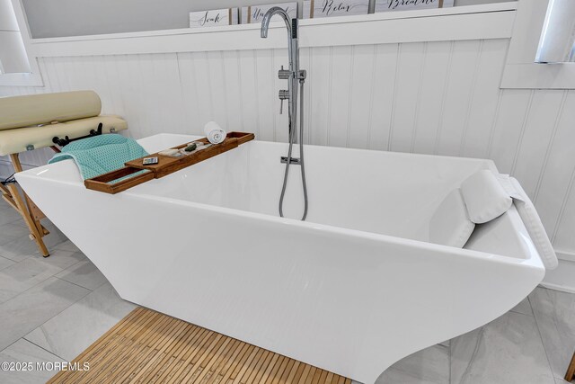 1639 Bay Blvd, Ortley Beach, NJ 08751 - bathroom view of a freestanding bath and a decorative wall