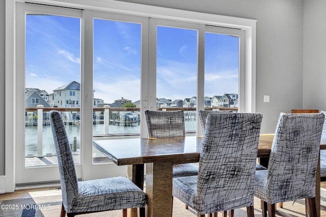 1639 Bay Blvd, Ortley Beach, NJ 08751 - dining room with a residential view and wood finished floors