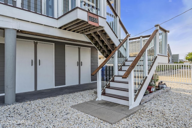 1639 Bay Blvd, Ortley Beach, NJ 08751 - view of patio / terrace with stairway