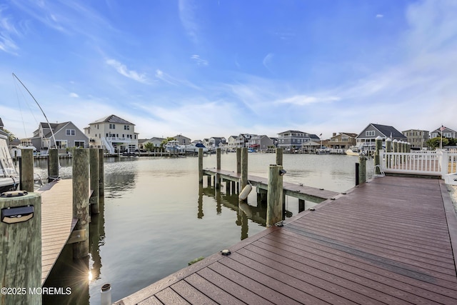 1639 Bay Blvd, Ortley Beach, NJ 08751 - dock with a residential view and a water view