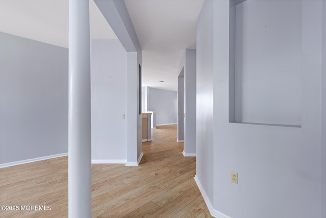 18 Valley Stream Pl, Barnegat, NJ 08005 - hallway with light wood-type flooring and baseboards