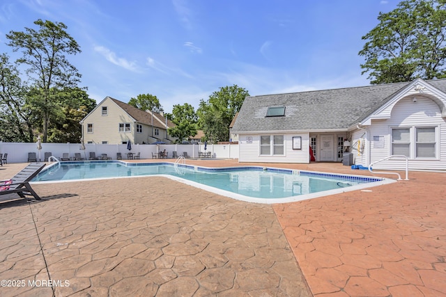 39 Colonial Ct, Jackson, NJ 08527 - view of swimming pool featuring a patio and a fenced backyard