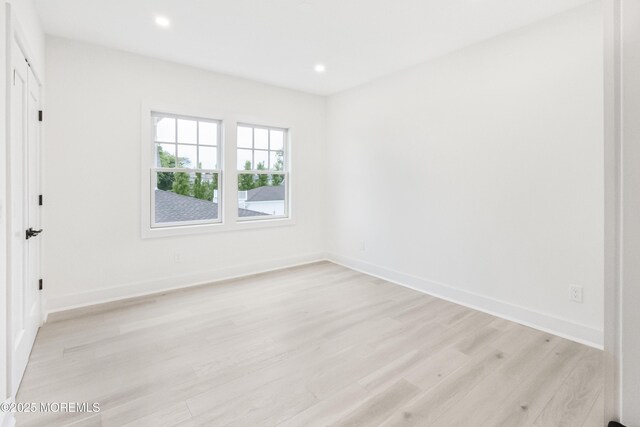 205 Edgemont Dr Unit 2, Loch Arbour Village, NJ 07711 - spare room with light wood-style flooring, baseboards, and recessed lighting