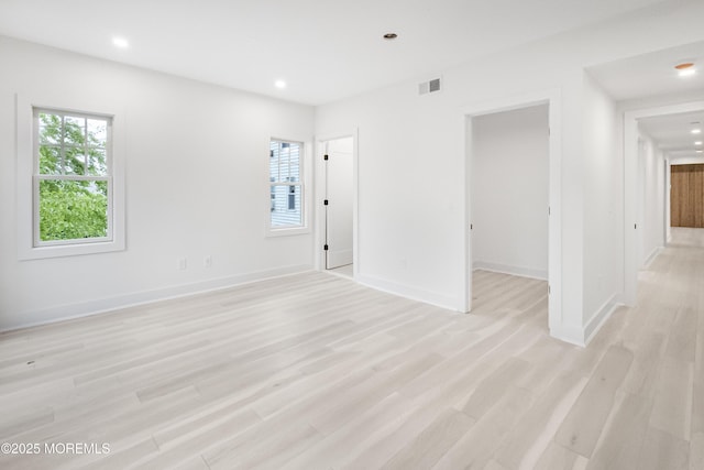205 Edgemont Dr Unit 2, Loch Arbour Village, NJ 07711 - spare room with light wood-style floors, baseboards, and recessed lighting