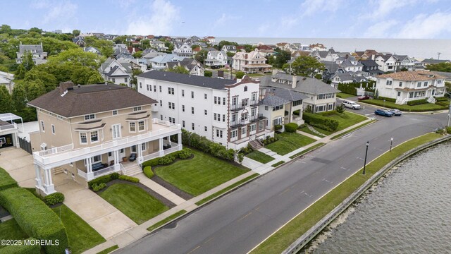 205 Edgemont Dr Unit 2, Loch Arbour Village, NJ 07711 - aerial view of residential area with a nearby body of water