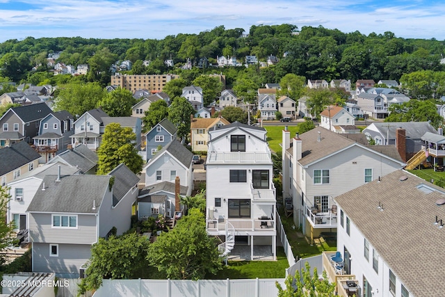 72 4th St, Highlands, NJ 07732 - aerial view of residential area