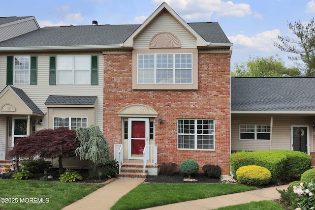 62 Cohasset Ct, Holmdel, NJ 07733 - townhome / multi-family property with brick siding and a shingled roof