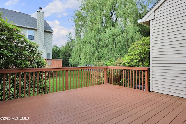 62 Cohasset Ct, Holmdel, NJ 07733 - view of wooden terrace